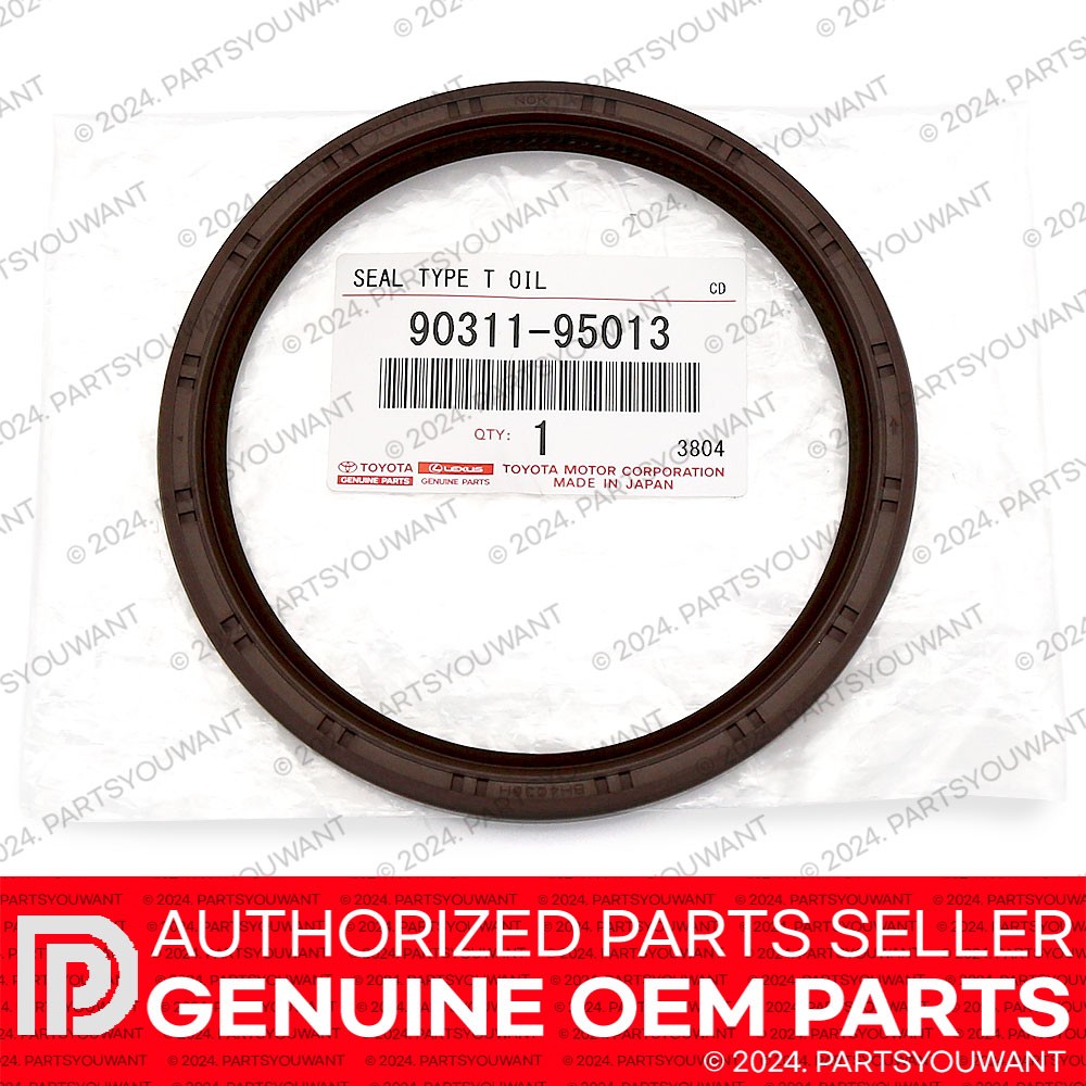 GENUINE Toyota Lexus 8 Cyl Engine OEM Rear Main Crankshaft Oil Seal 90311-95013