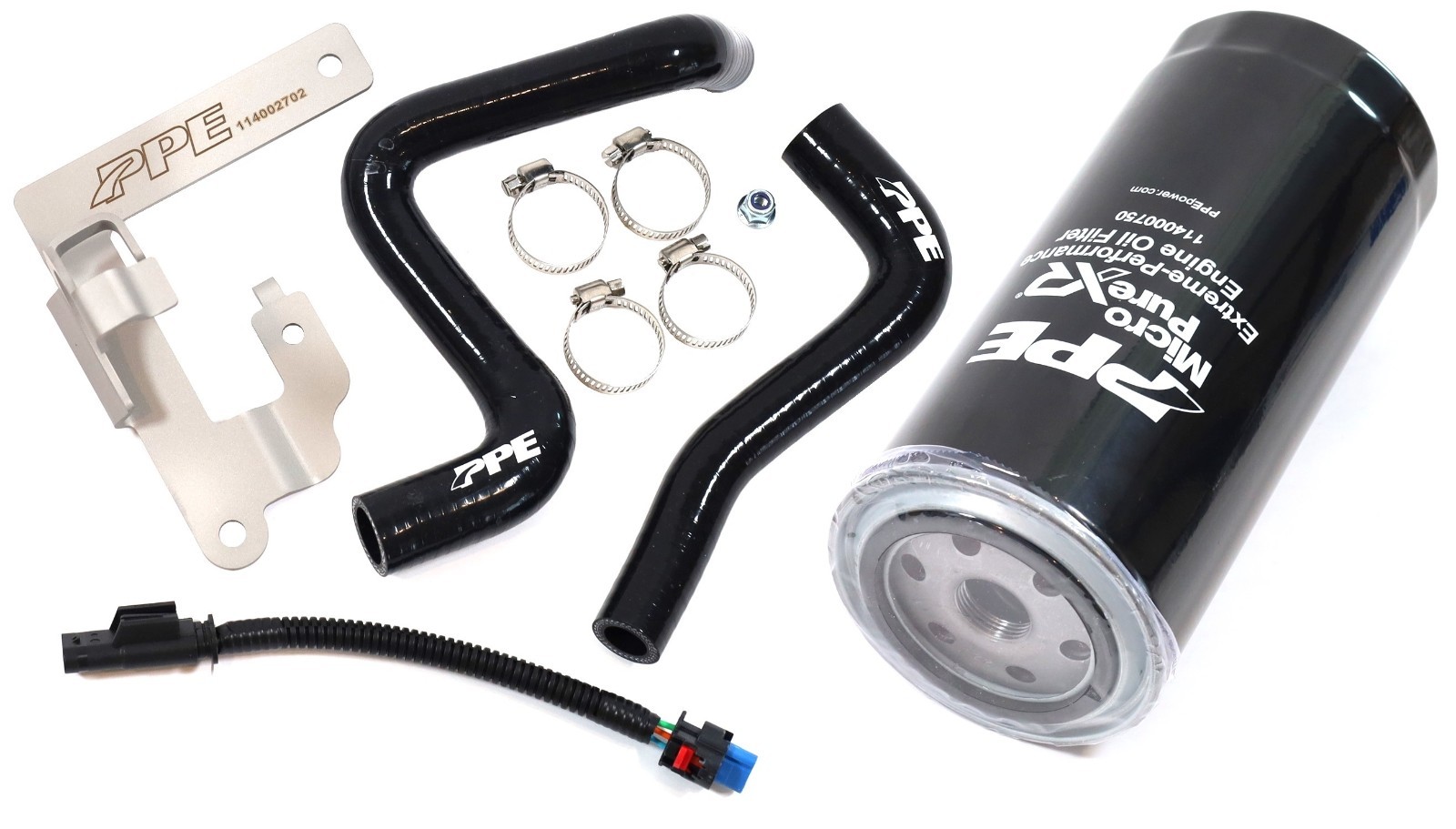 PPE Premium High-Efficiency Deep Oil Filter & Relocation Kit 2020+ L5P Duramax