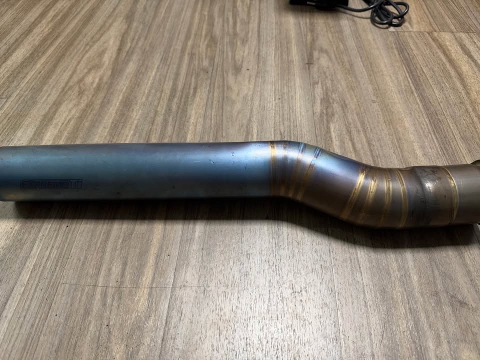 Tomei Titanium straight pipe exhaust
