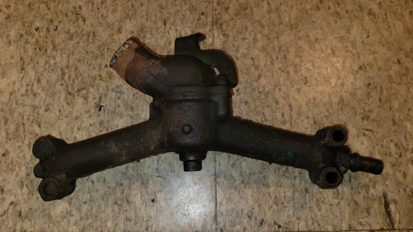 Buick 322 Nailhead Water Crossover - water manifold 1955 55 roadmaster