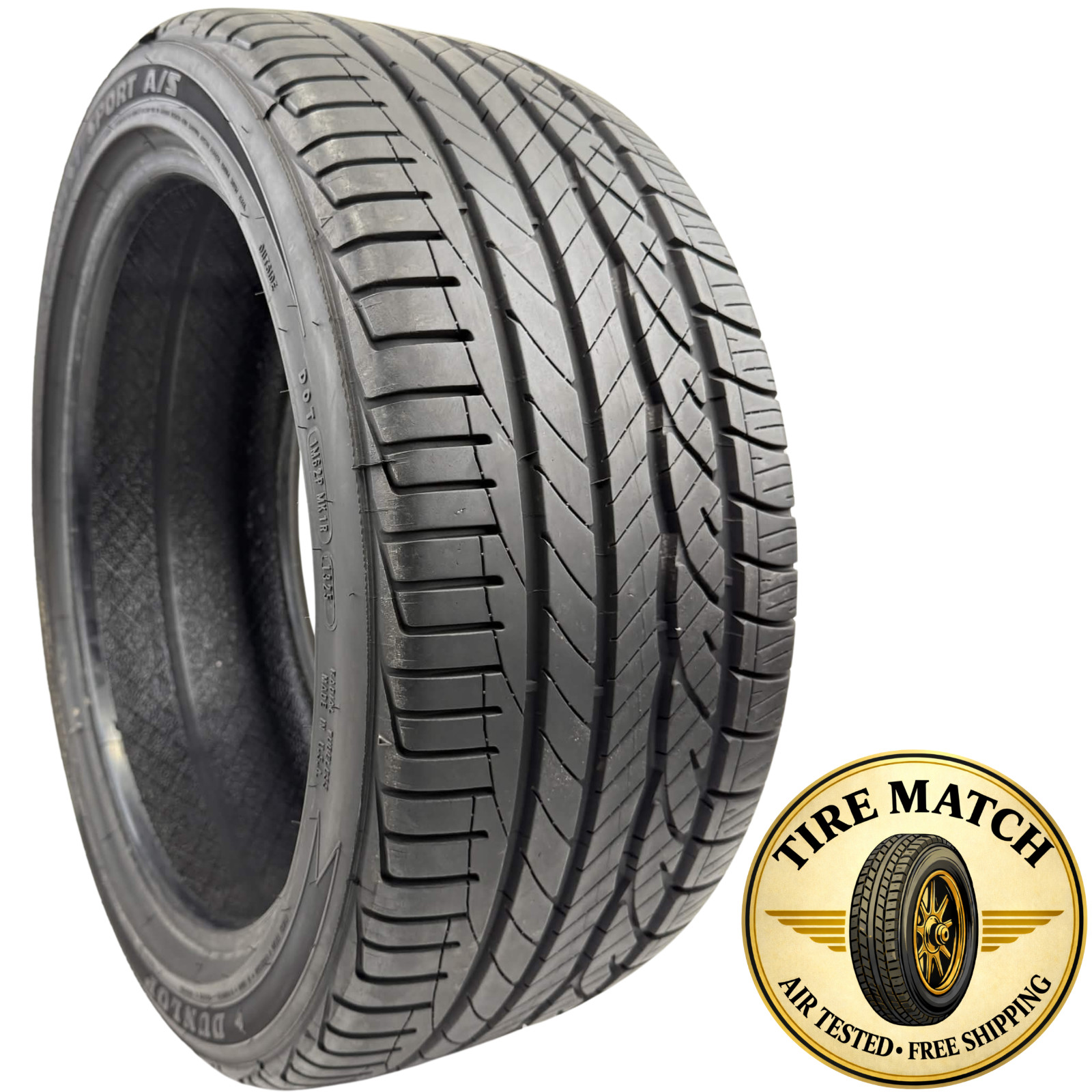Used 245/40R18 Dunlop Conquest sport A/S 93Y 9.5/32 (DOT 25) Used 245/40R18 Dunlop Conquest sport A/S 93Y 9.5/32 (DOT 25)