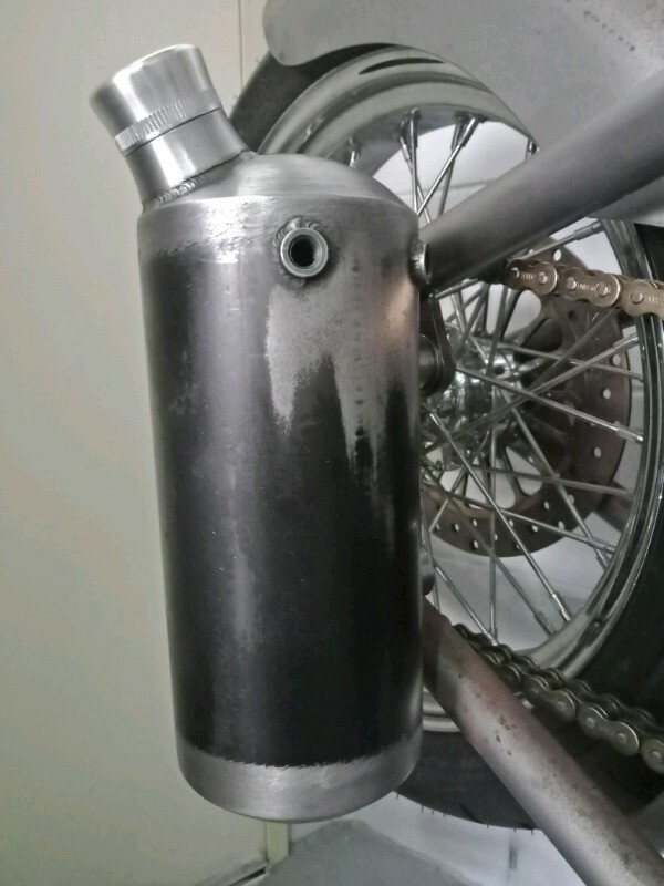 Tinworksinc Harley/Chopper/Bobber/Sportster/Vertical Oil Tank,4-1/2 Tinworksinc Harley/Chopper/Bobber/Sportster/Vertical Oil Tank,4-1/2