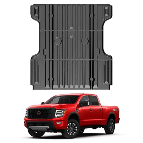 Truck Bed Mat for Nissan Titan & XD 2016-2024 6.5FT All Weather Cargo Liner Truck Bed Mat for Nissan Titan & XD 2016-2024 6.5FT All Weather Cargo Liner