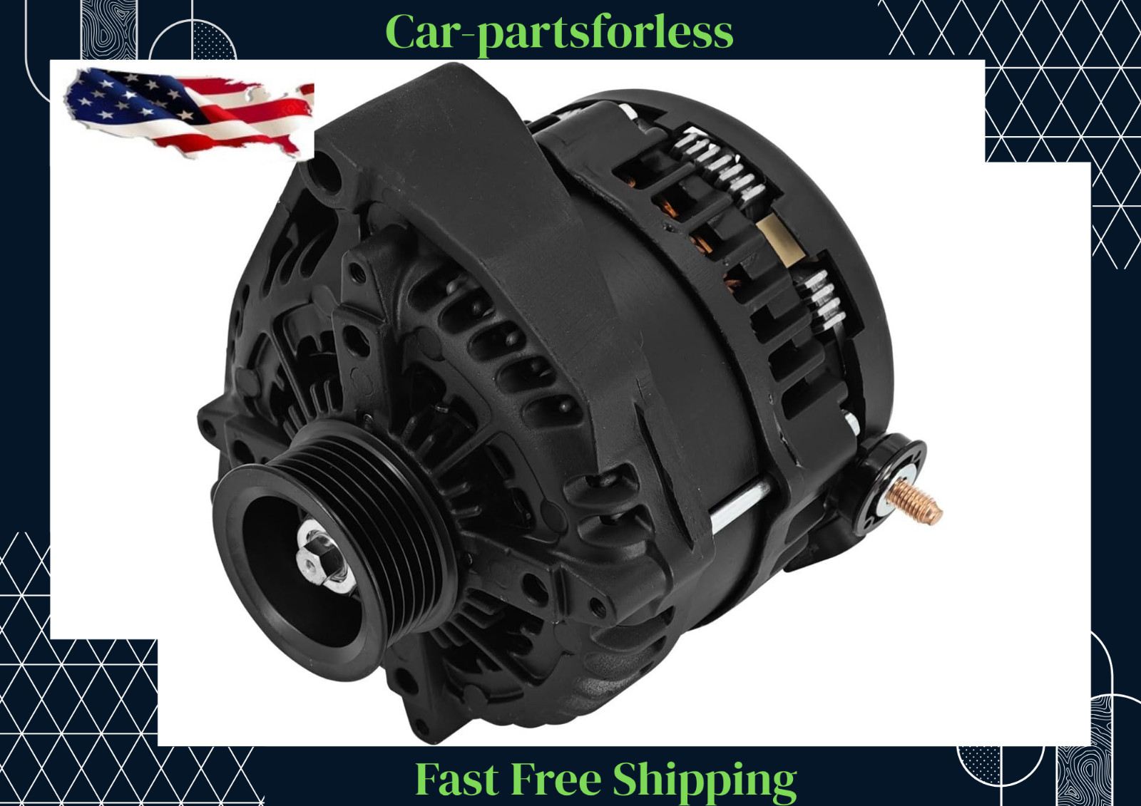 High Output 300AMP Alternator for 2000-2006 Chevy Tahoe 03-06 Ascender Hummer H2