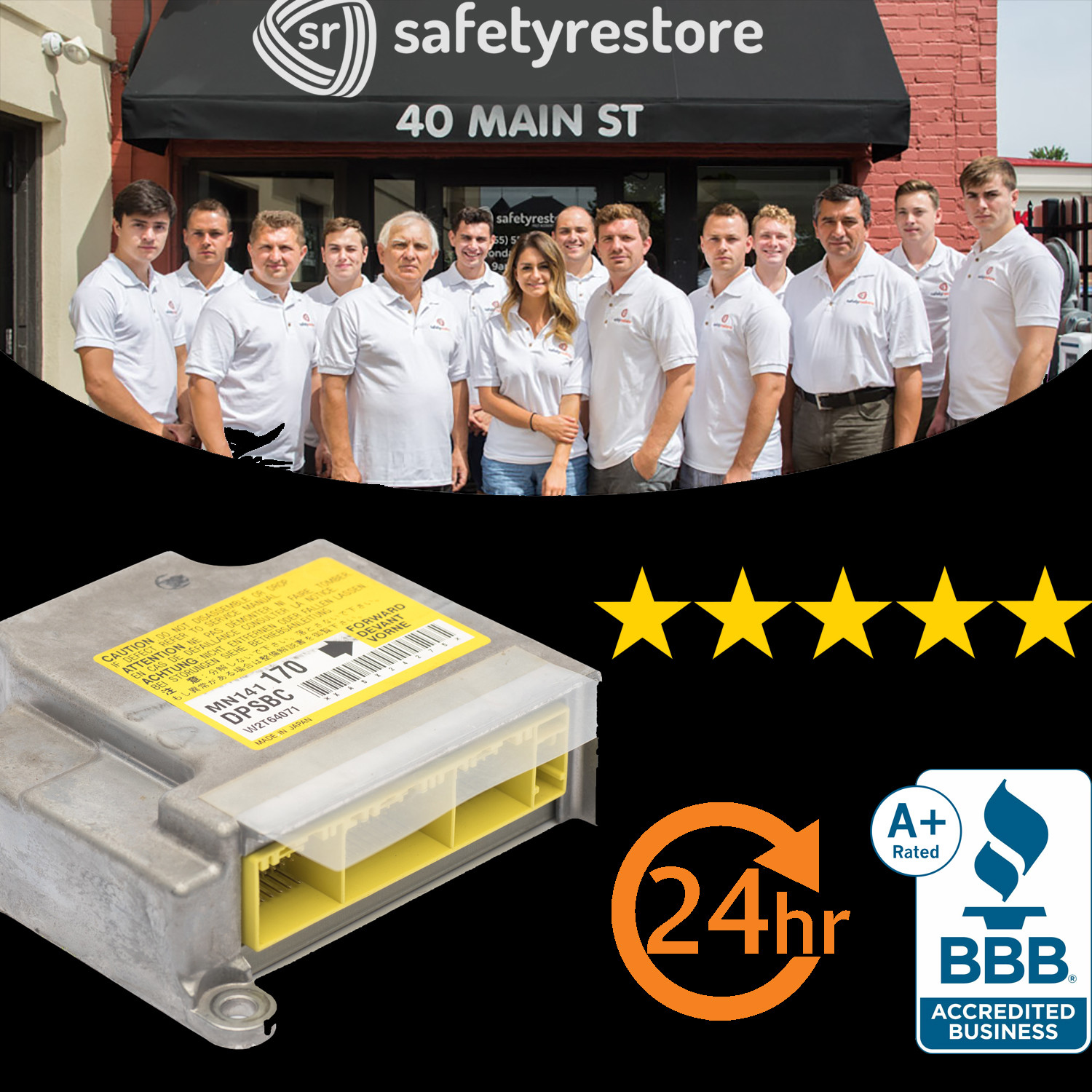 SAFETY RESTORE MODULE RESET - ALL CARS - 💯 OEM ⭐️ ⭐️ ⭐️ ⭐️ ⭐️ 