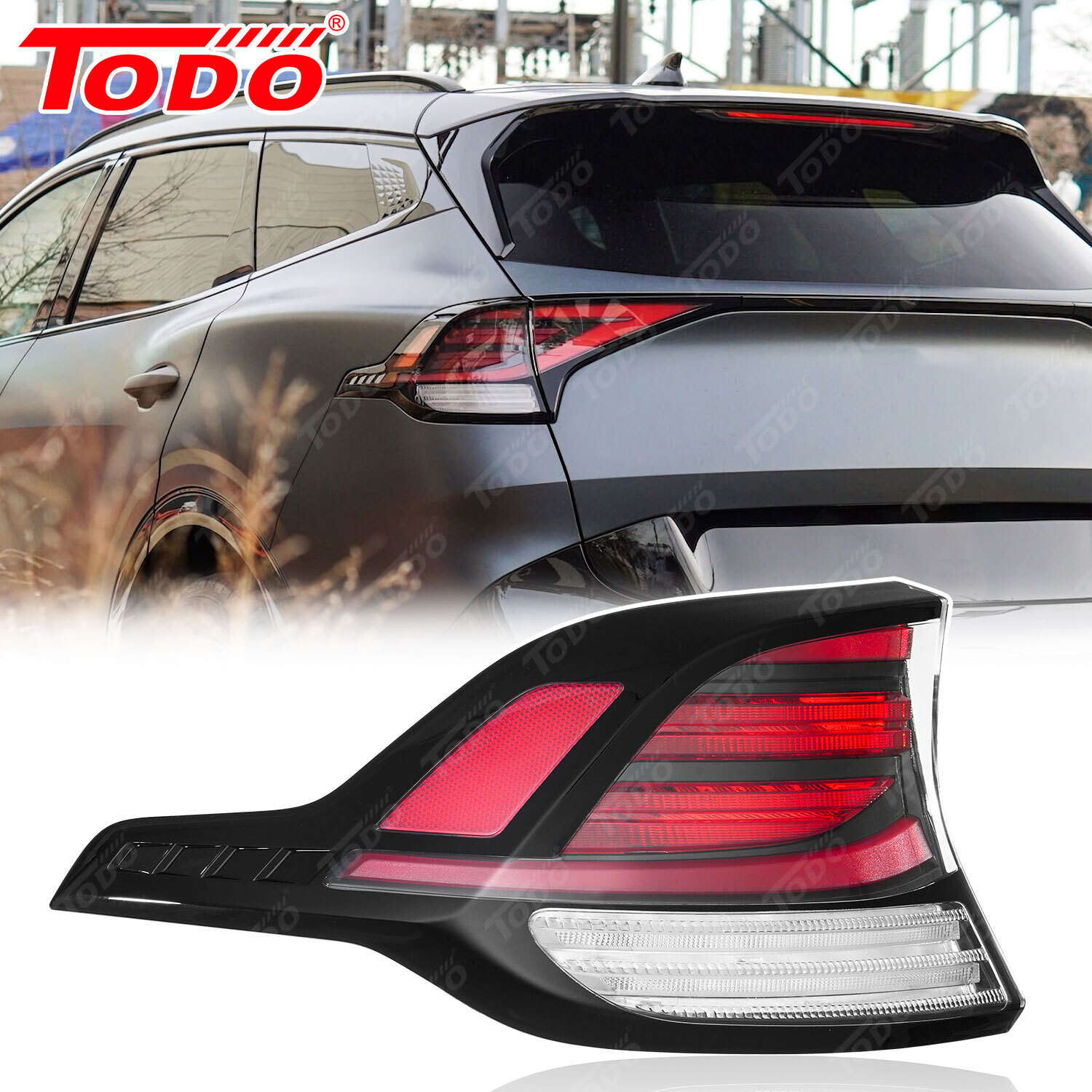 Fits 2023-2024 Kia Sportage Full LED Outer Tail Light Driver Side 92401-DW100