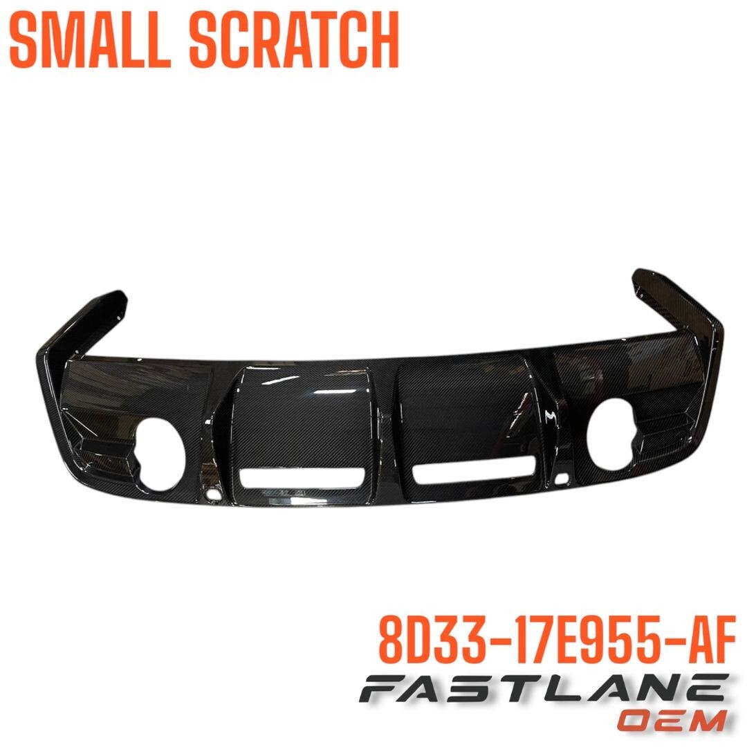 2008-2012 ASTON MARTIN DBS REAR BUMPER DIFFUSOR (SCRATCH) NEW OEM 8D33-17E955-AF