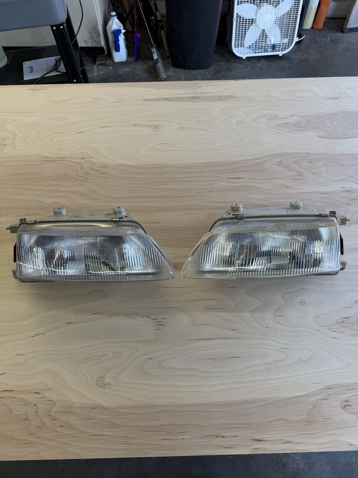 JDM Honda Civic Crx EF9 EF8 1990-1991 OEM Stanley SIR Plastic Lens Headlights JDM Honda Civic Crx EF9 EF8 1990-1991 OEM Stanley SIR Plastic Lens Headlights