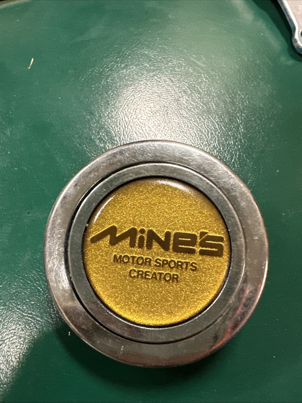 Vintage Jdm Mines Motorsport Horn Button Rare Mine’s Motorsport R32 R33 S15 Gtr Vintage Jdm Mines Motorsport Horn Button Rare Mine’s Motorsport R32 R33 S15 Gtr