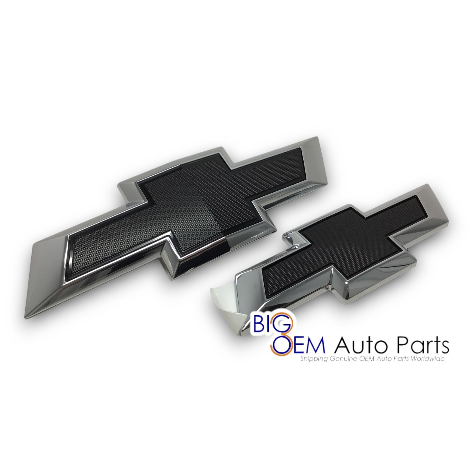 OEM 2025 2026 Chevrolet Equinox Front Grille Rear Liftgate Black Bowtie Emblem