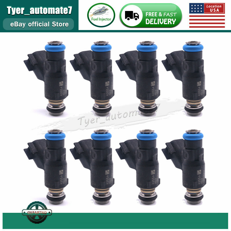 8PCS New for GM Fuel Injectors Nozzle Fit For GMC Chevrolet 4.8L 5.3L 12613411