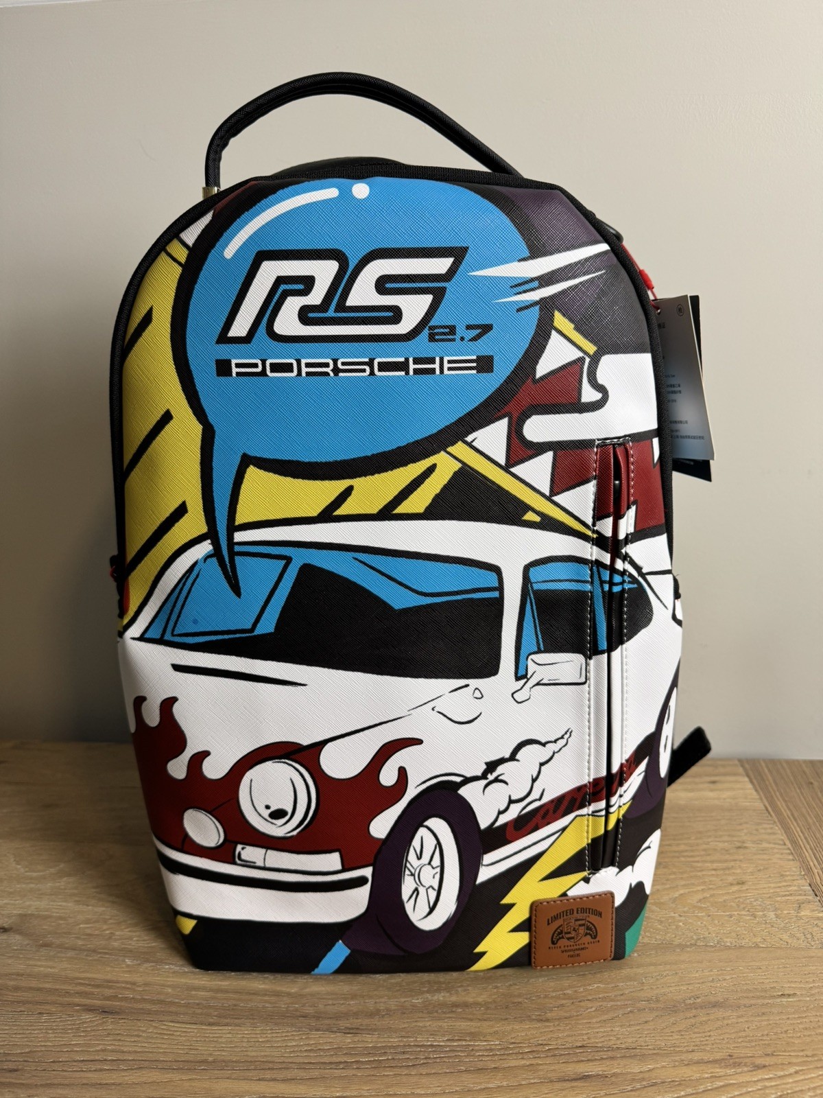 Sprayground Backpack Porsche 911 RS 2.7 Limited Rare Mint New 1972 Sold Out 