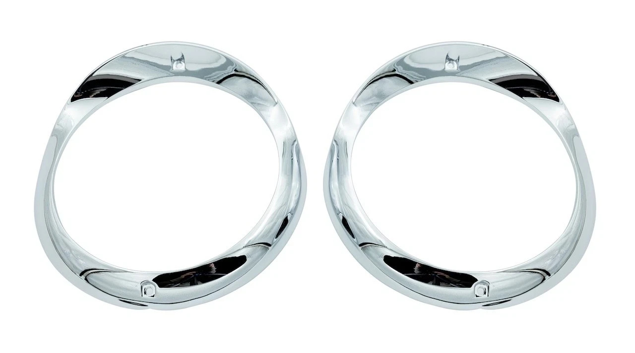 55 Chevy Headlight Bezels Pair 1955 Chevrolet New
