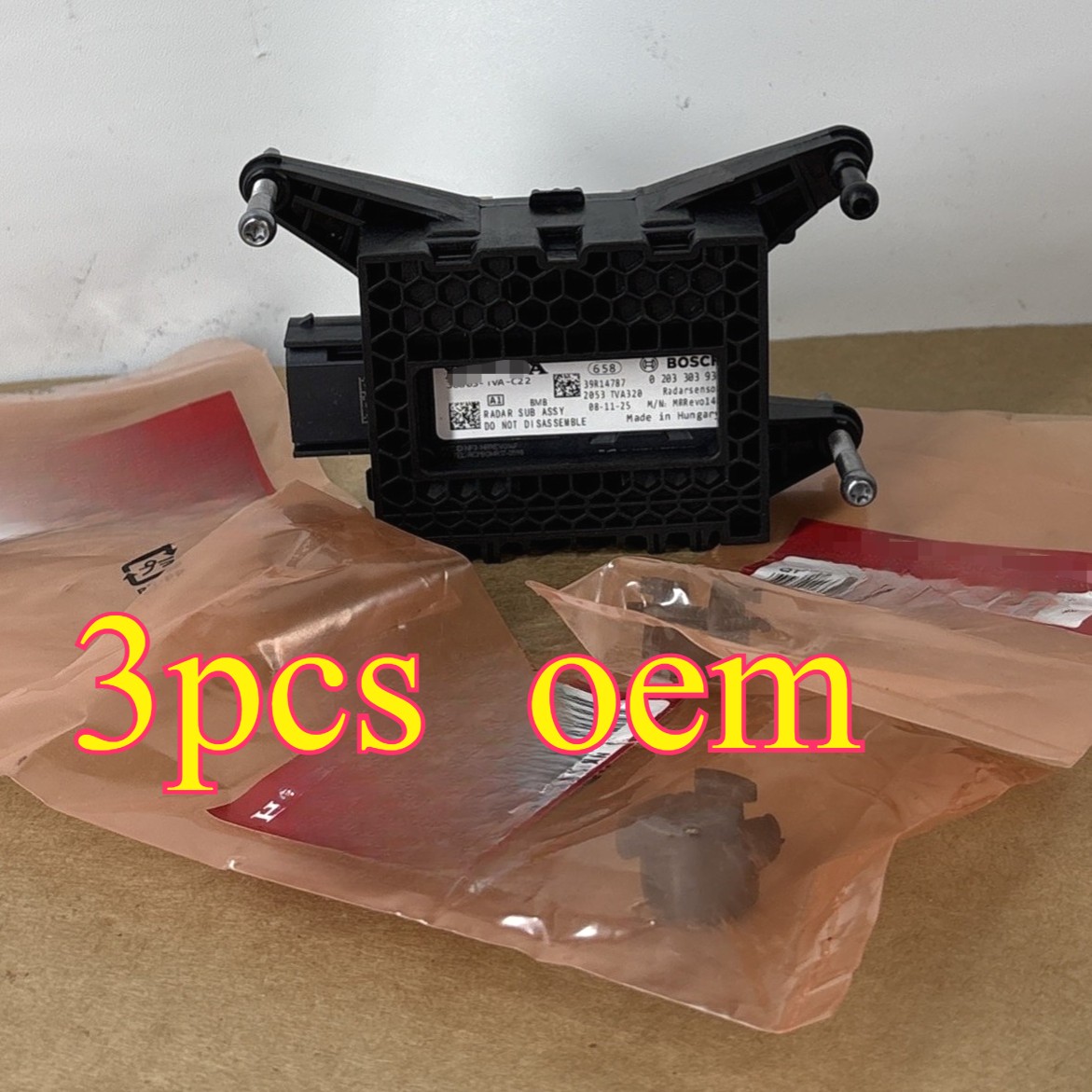 3pcs FOR Honda 36803-TVA-C22 Milliwave Radar Distance Sensor 2021-2022 Accord
