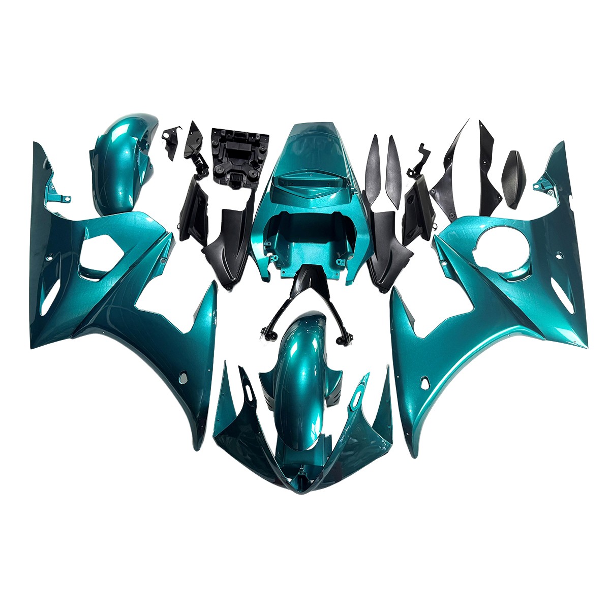 Fairings Kit For Yamaha YZF600 R6 2003 2004 03 04 ABS Body Kit Teal Blue Green