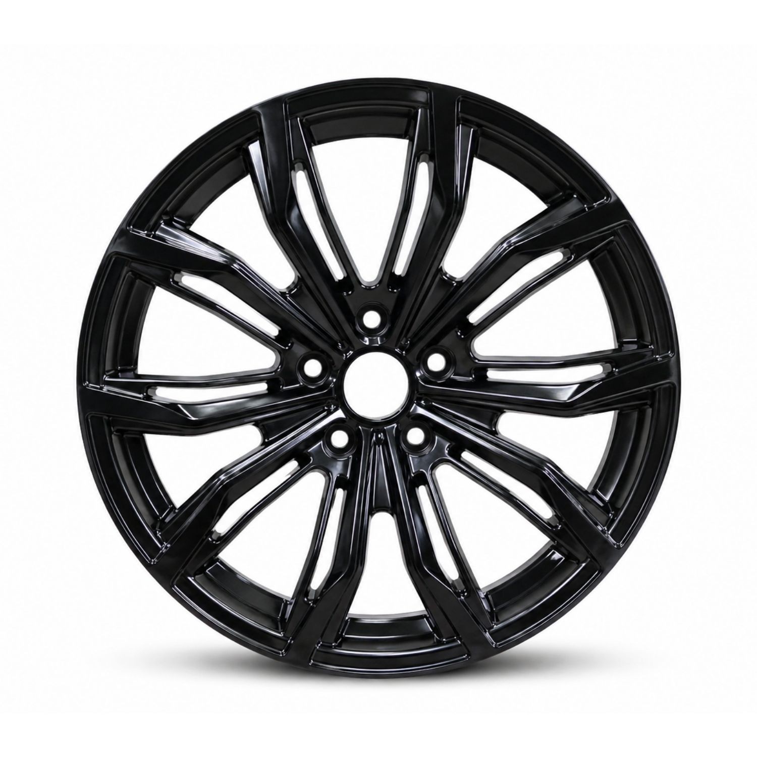 One 19 Inch Black Alloy Wheel for 2018-2026 GMC Terrain 5x114.3 19x8.5 BQCG