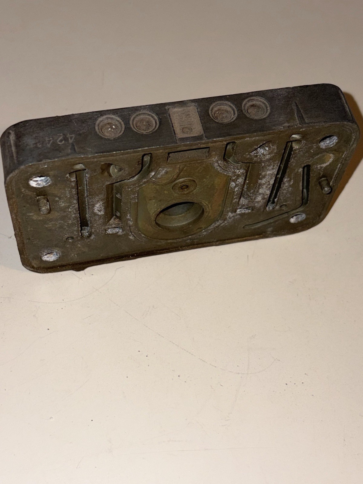FORD 427 1965-1967 Cobra Holley 4241 metering block Carburetor High Riser FORD 427 1965-1967 Cobra Holley 4241 metering block Carburetor High Riser