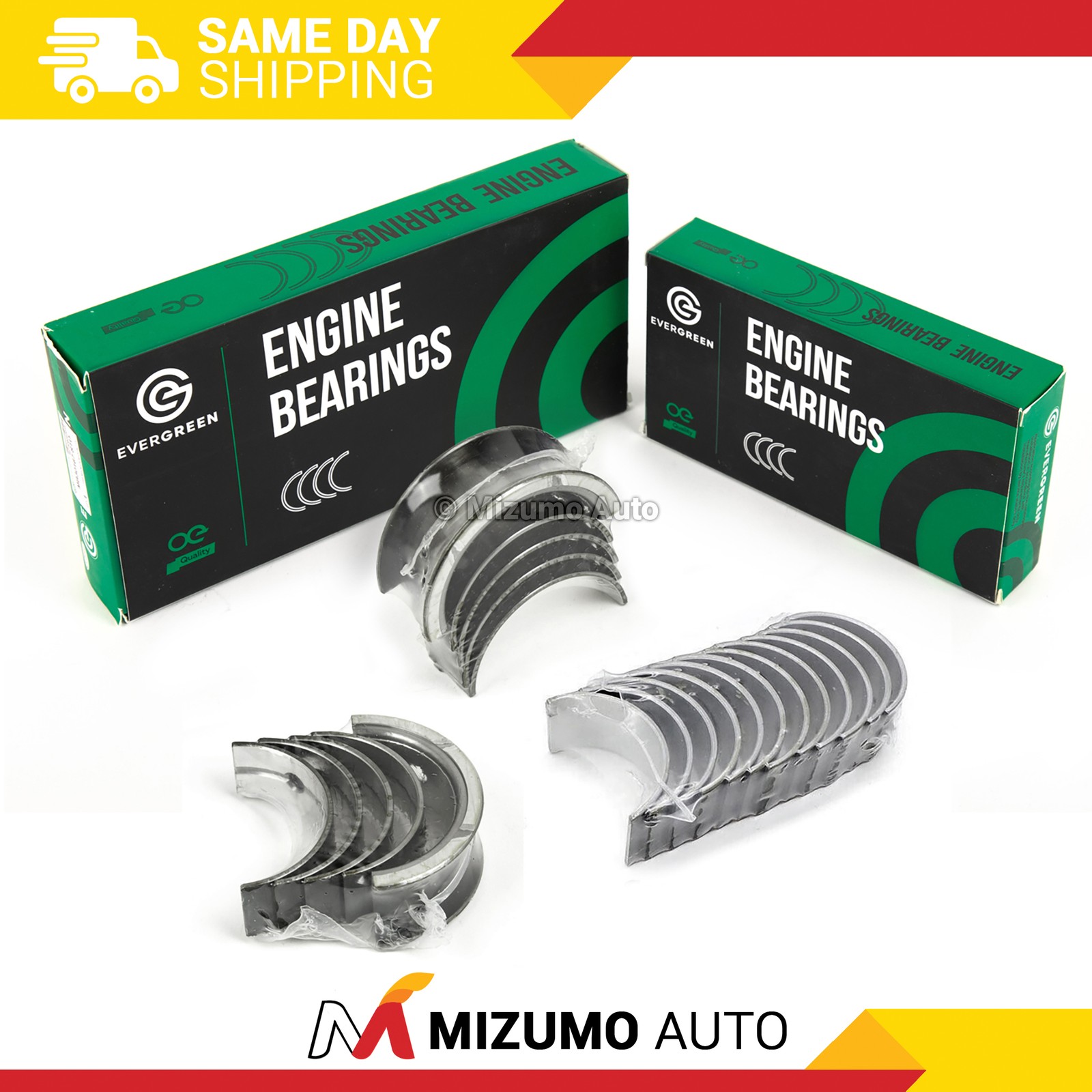 Main Rod Bearings Fit 04-12 Chevrolet GMC Hummer Isuzu 3.5L 3.7L DOHC