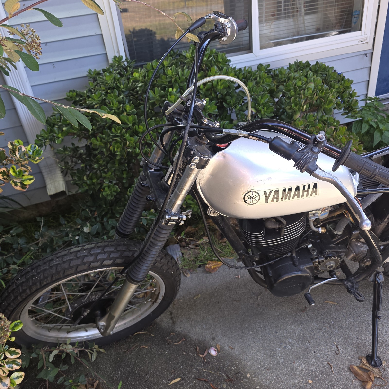 YAMAHA SR500 XT Project Motorcycle, no title no emissions sticker only for parts