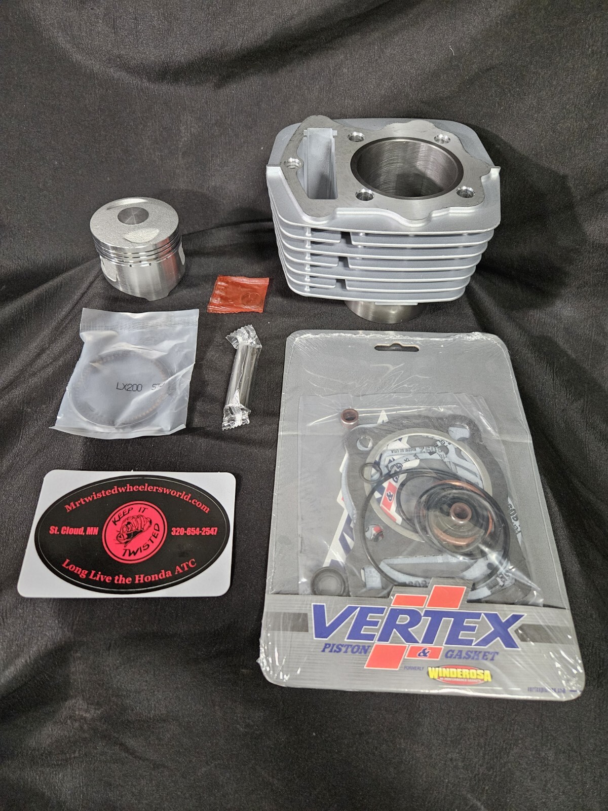  Honda ATC TOP END KIT  atc200s 200s 185s ATC185S Piston gaskets,seals CYLINDER