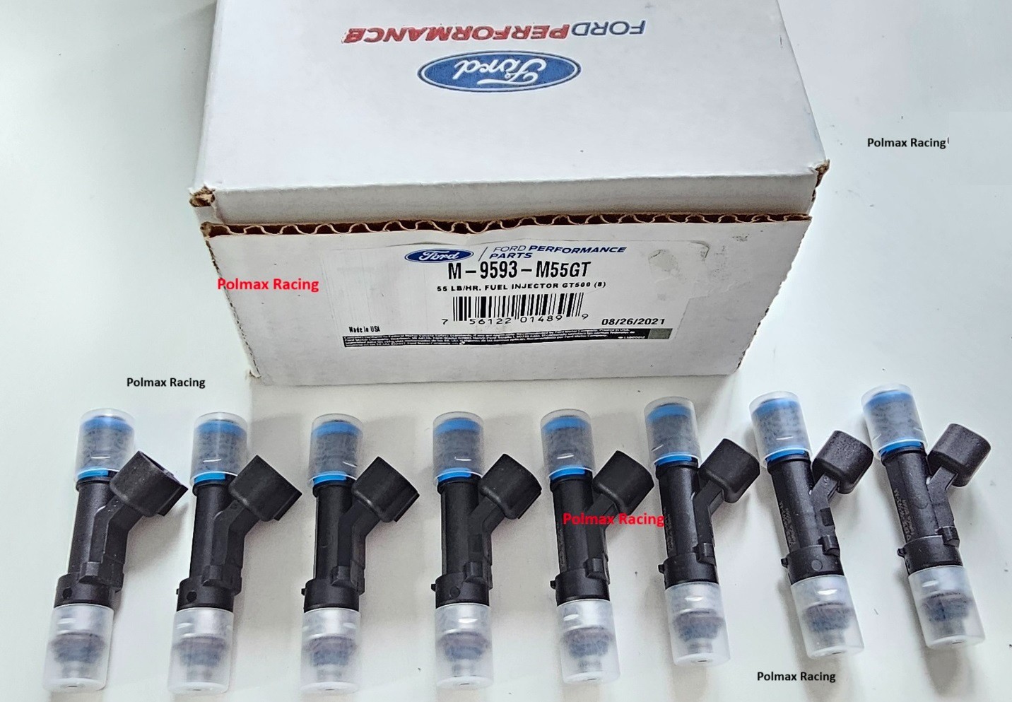 New Genuine Ford Racing / Performance 55# fuel Injectors M-9593-M55GT