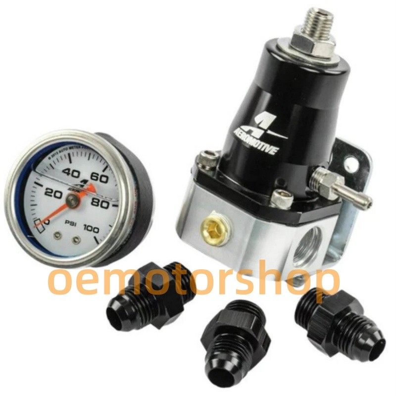 Aeromotive 13129 Bypass Regulator, Adjustable Fuel Pressure for EFI | Fast Ship