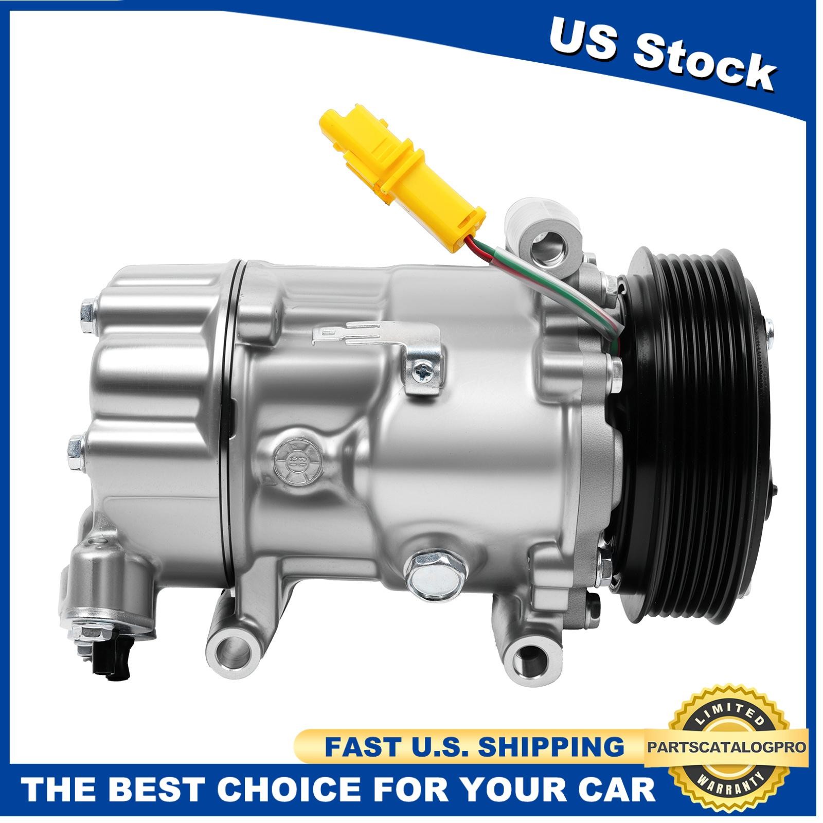 AC Compressor with Pulley for Mini Cooper R56 R57 R60 F56 2007-2015 2016 1.6L