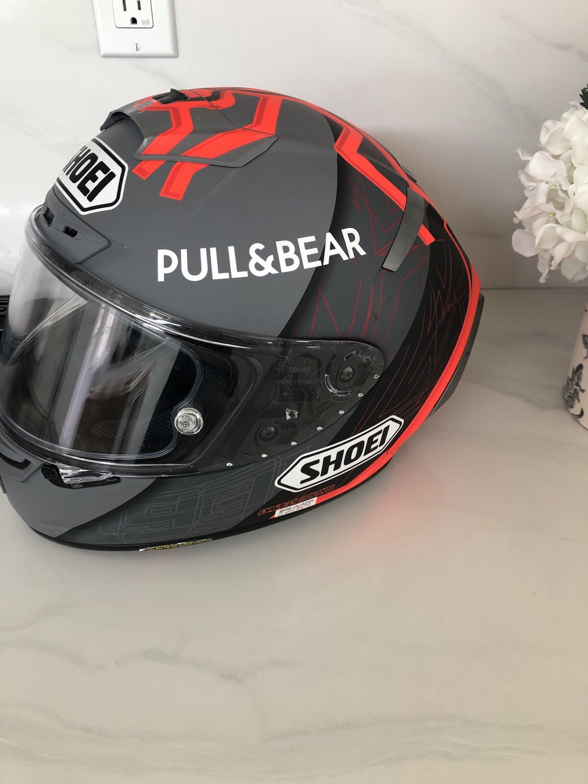 Shoei X-14 MM93 Black Concept 2.0 Marquez MHelmet , matte finish Large , on sale