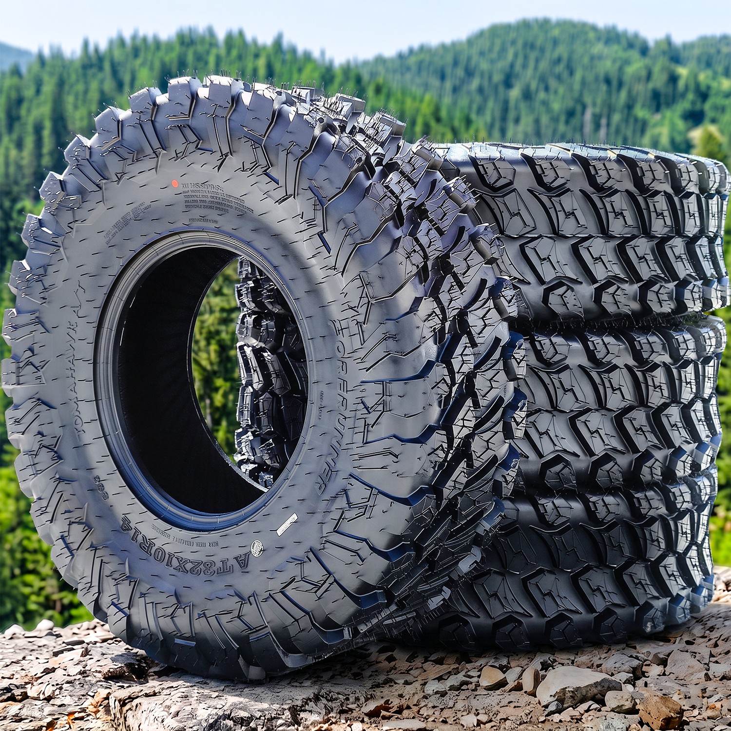 4 Forerunner Tomahawk A/T 32x10.00R14 32x10R14 32x10x14 86J 8 Ply ATV UTV Tires