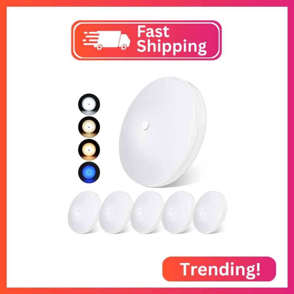 acegoo RV 3CCT 4.5'' Ceiling Light, 12V LED Puck Light
