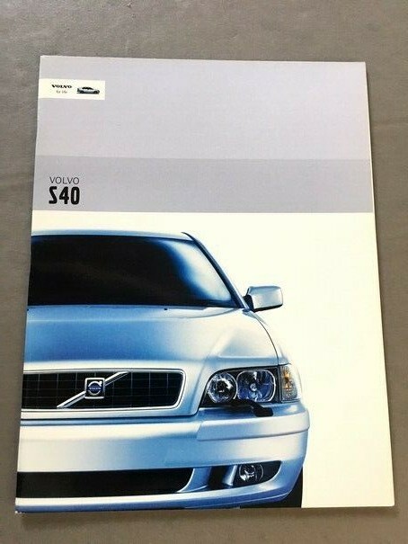 2003 Volvo S40 28-page Original Car Sales Brochure Catalog