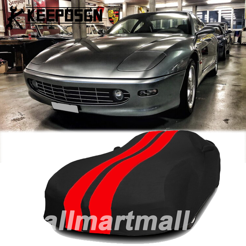 Red Satin Soft Stretch Indoor Car Cover Scratch Dustproof for Ferrari 456 M GT
