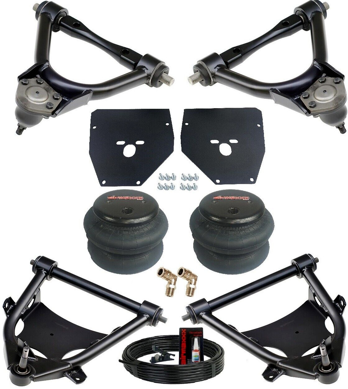 RideTech StrongArm Upper Lower Front Fits 1973-1987 C10 Air Ride Suspension Kit