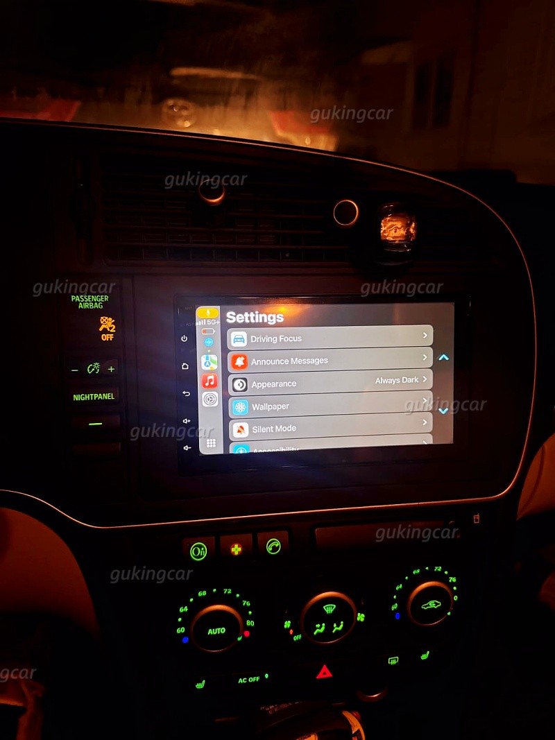 For Saab 9-3 93 2007-2011 Carplay Android 13 Car Stereo Radio GPS Navi +Camera