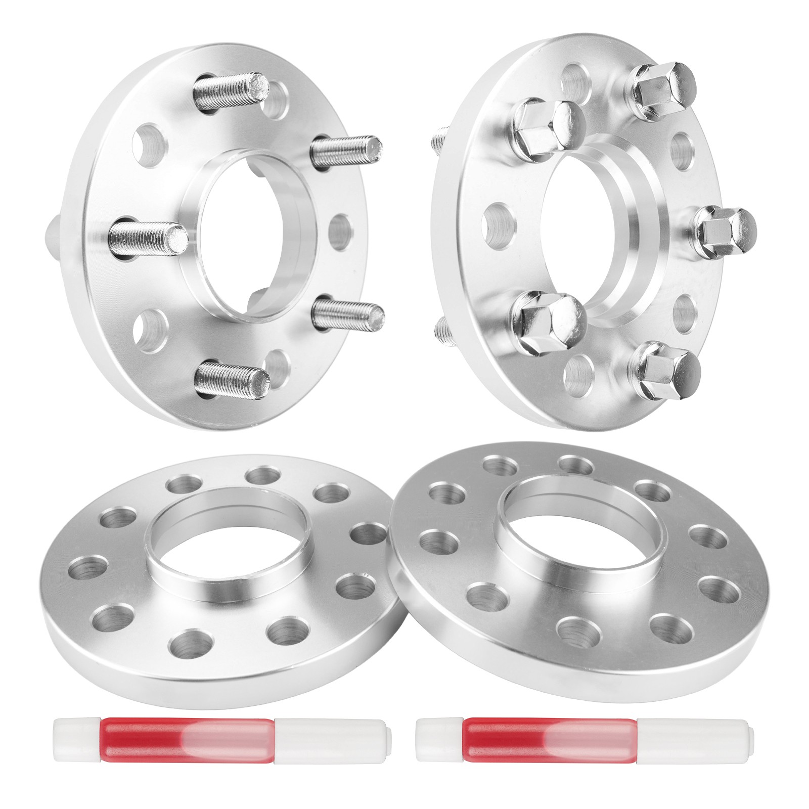 4x 15mm & 20mm 5x112 Wheel Spacers 66.6mm For Benz R350 ML350 SL55 AMG SLK320 US