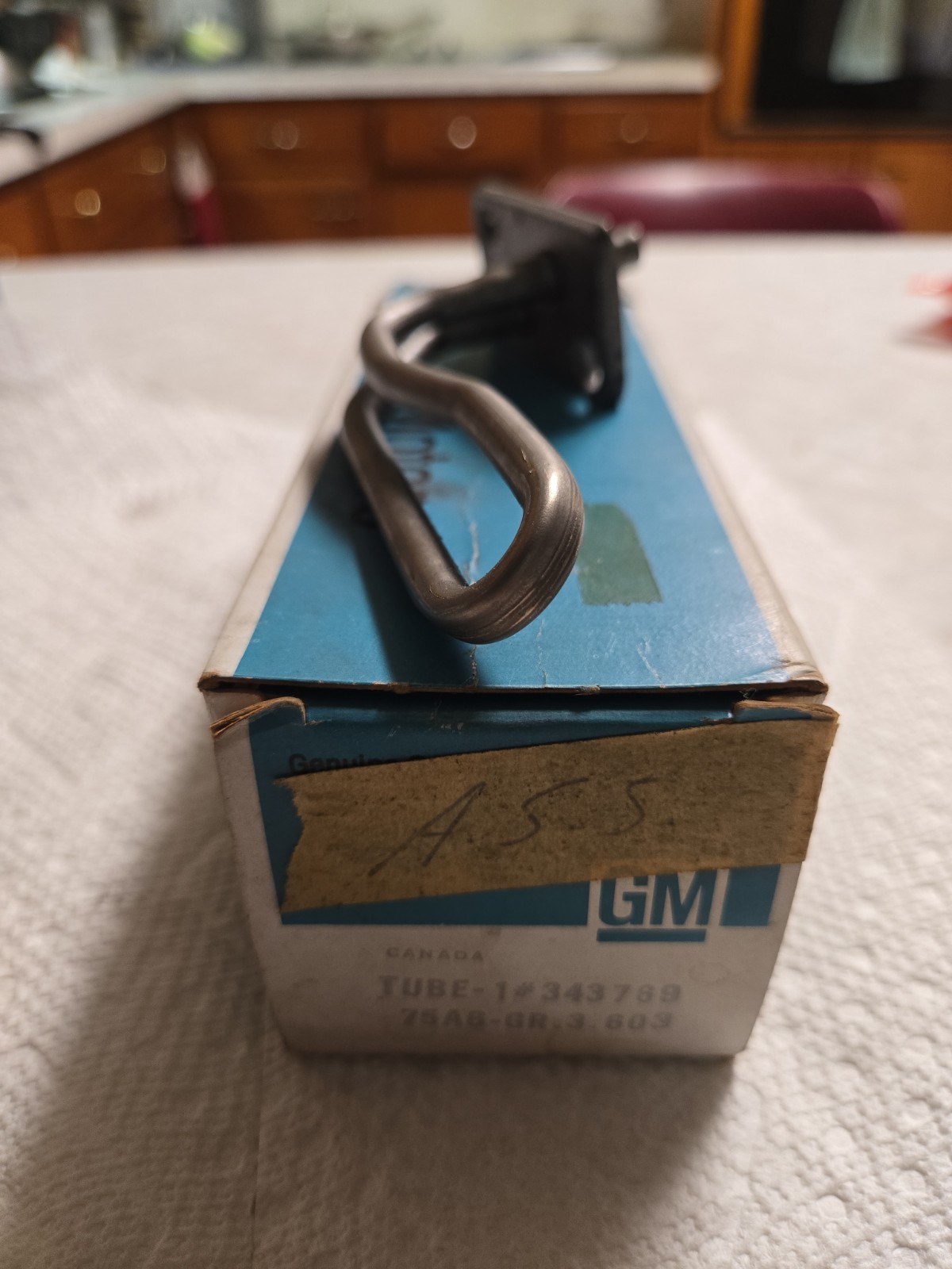 NOS GM 1975 1976 Corvette stainless steel choke tube GM  76 77 78 343769