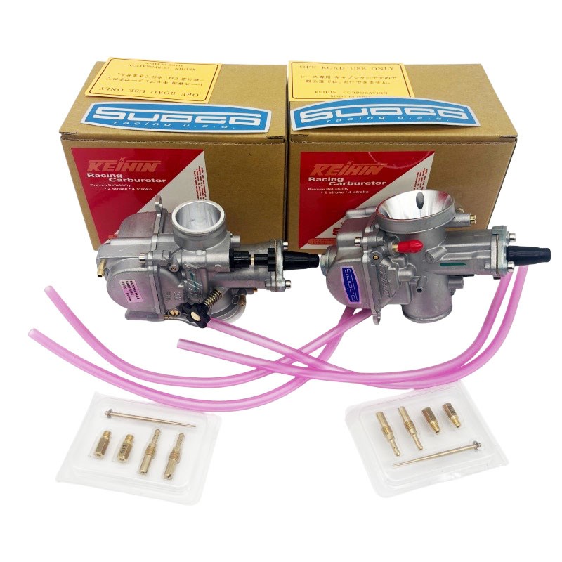 NEW 2PCS 016-144 Carbs Carburetor For Yamaha Banshee 350 Keihin PWK 28mm US