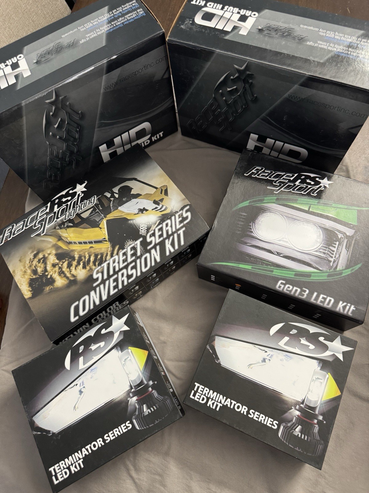 **LOT** H3 and more- Race Sport Headlight Conversion Kits 