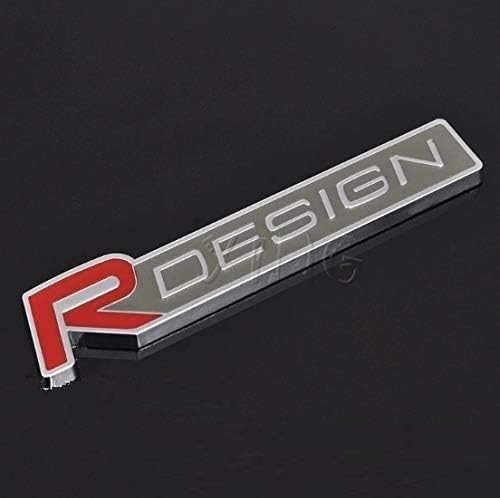 Volvo R Design Chrome Silver Blue Badge Emblem For C30 S60 V40 V50 V60 XC60 XC90 Volvo R Design Chrome Silver Blue Badge Emblem For C30 S60 V40 V50 V60 XC60 XC90