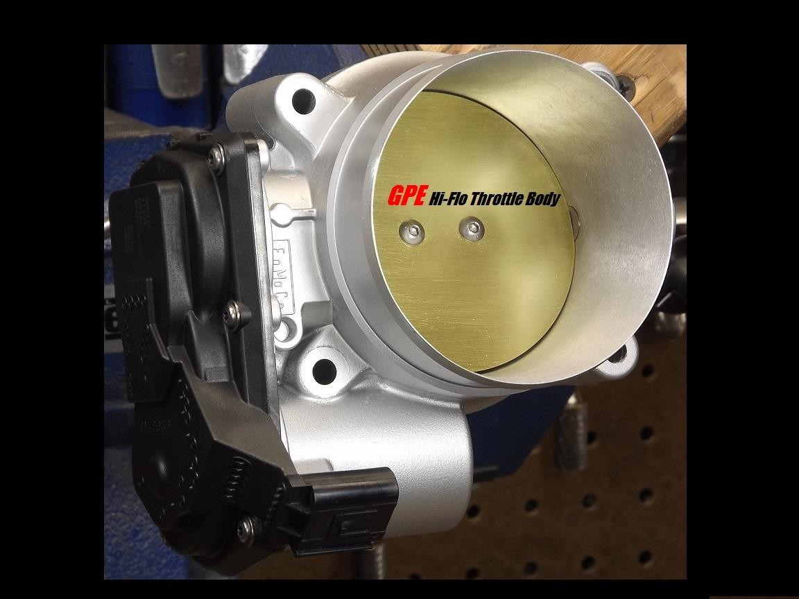 PORTED COYOTE 5.0 THROTTLE BODY, TB - FITS 2011-2014, MUSTANG GT, BOSS 302, F150