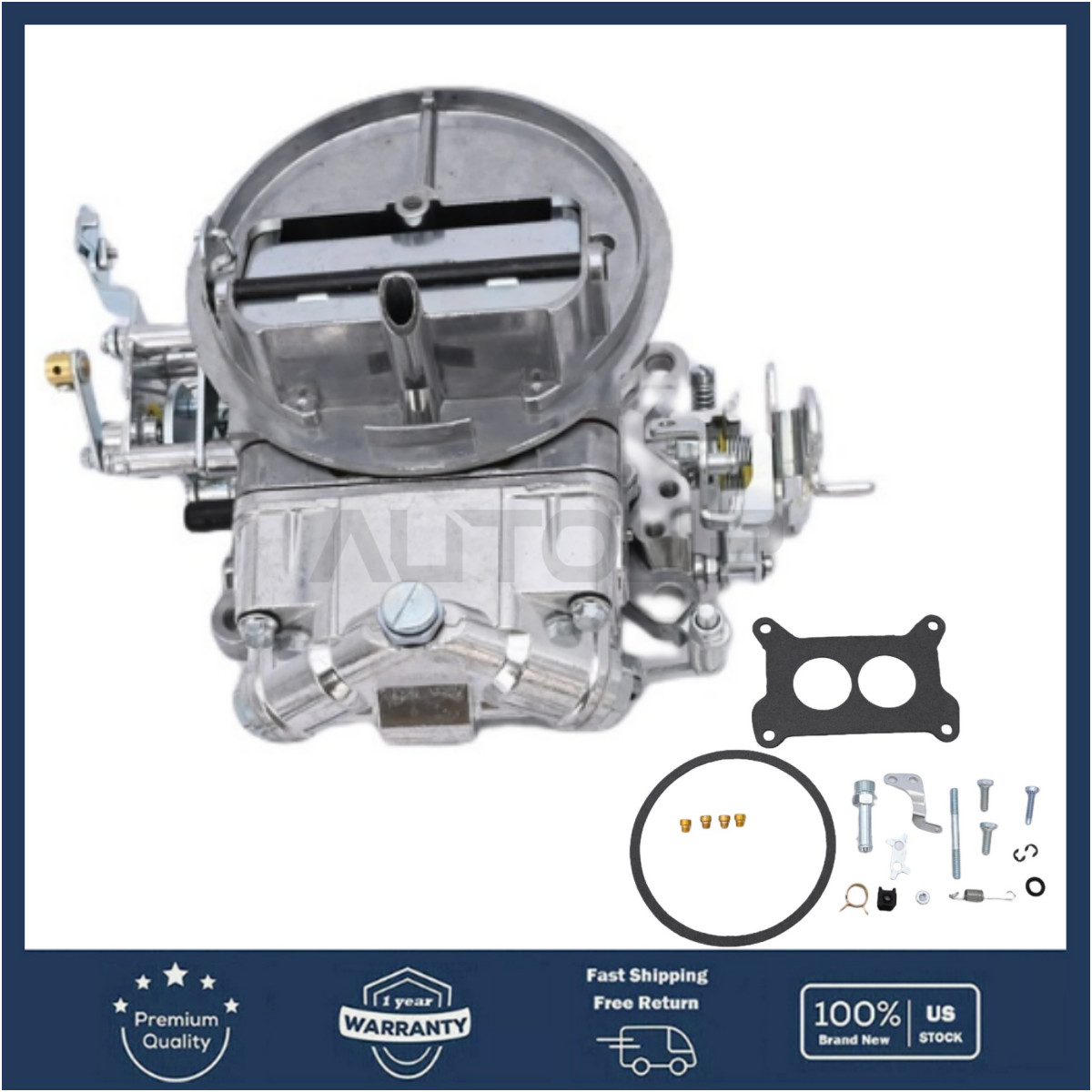 0-4412S Carburetor For 2 Barrel 500 CFM w/ Manual Choke Gasoline