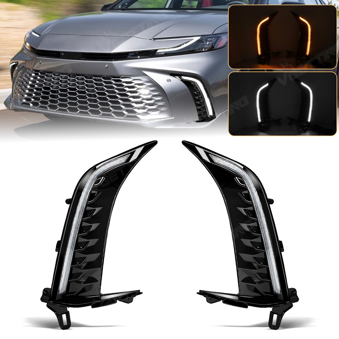 Fit Toyota Camry SE | XSE 2025 2026 US Spec LED Driving Turn Signal Lights DRL