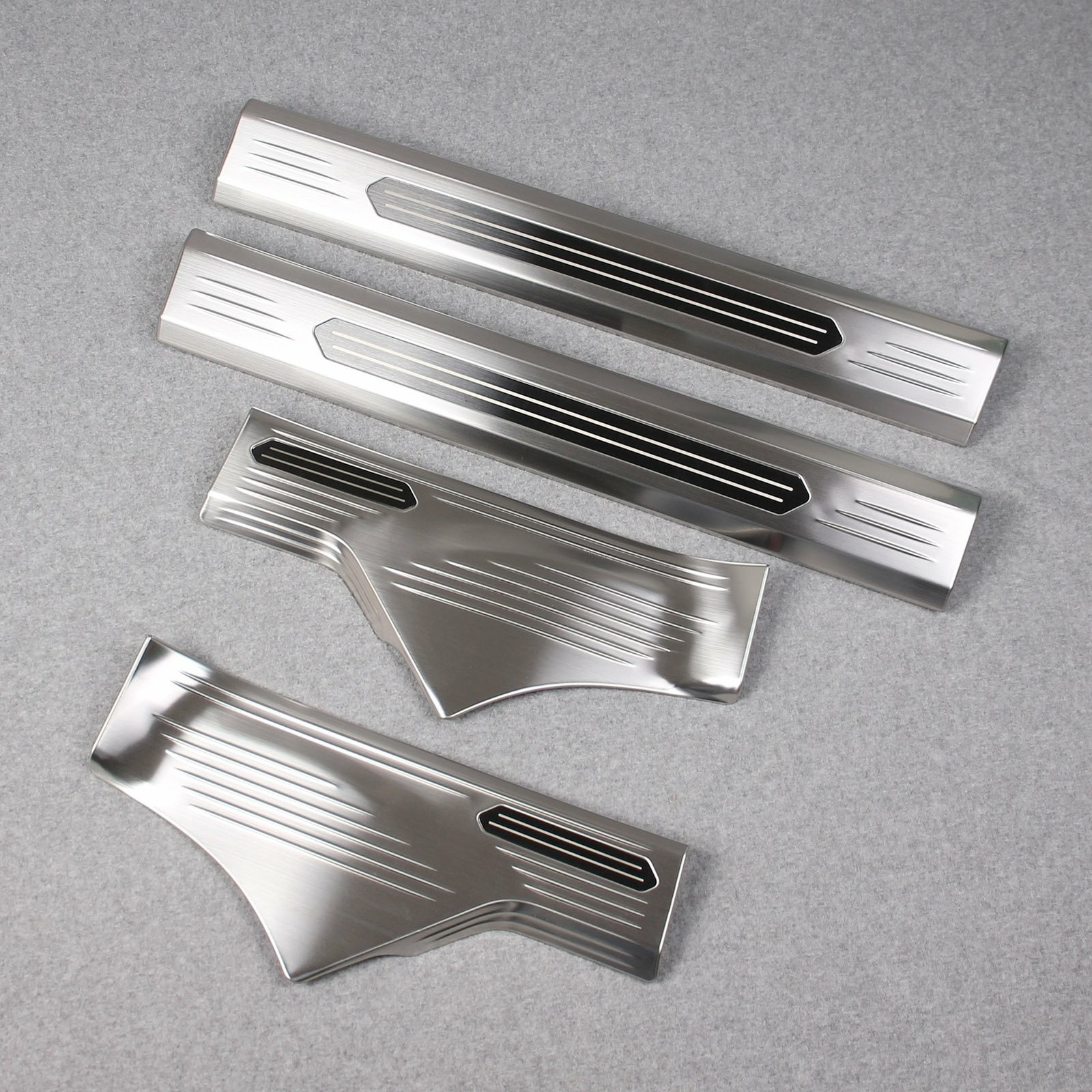 Fit For 2021-2025 Nissan New Rogue Inside Door Sill Plate Trims Stainless Steel