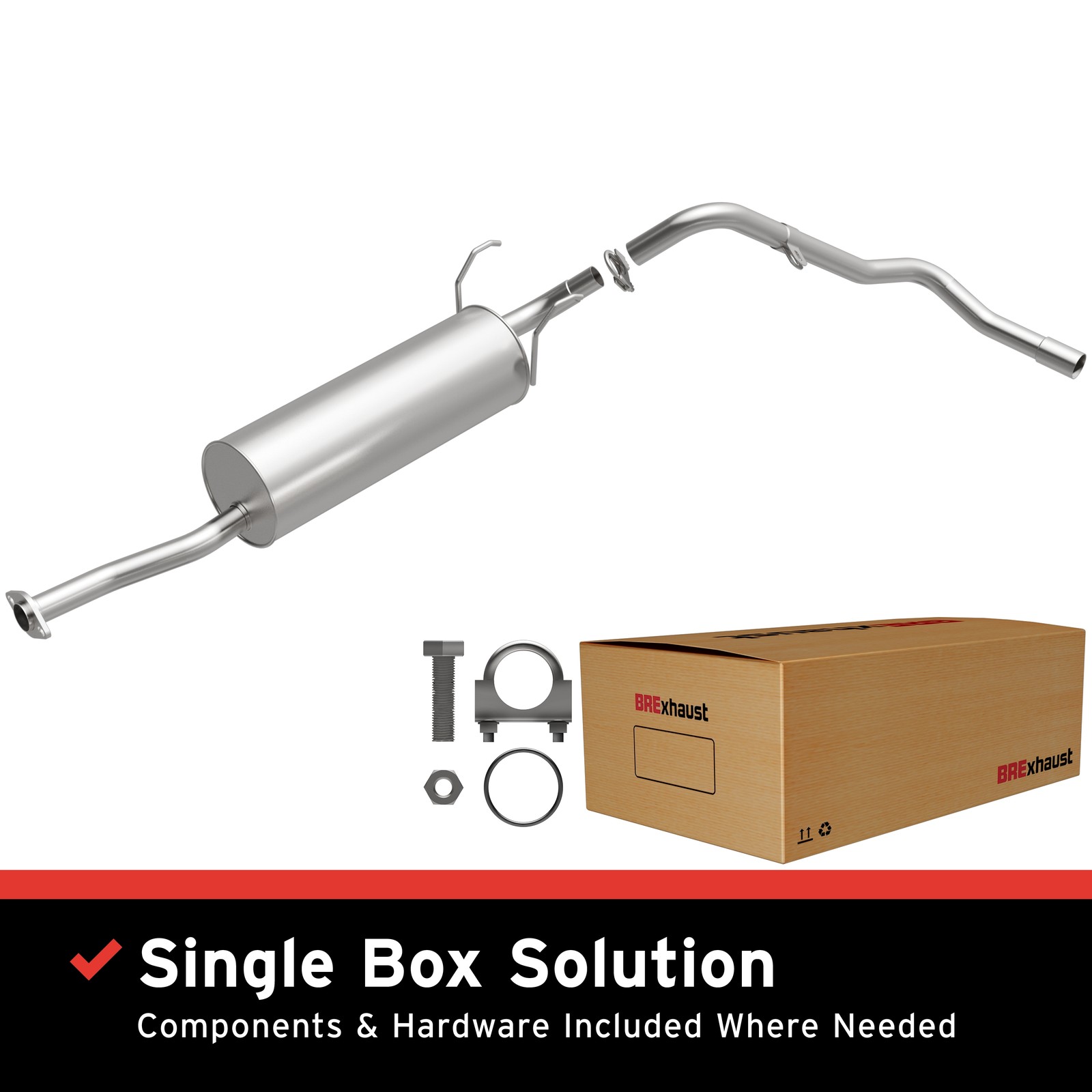 OE Replacement Exhaust System Kit For 1986-1989 Toyota 4Runner