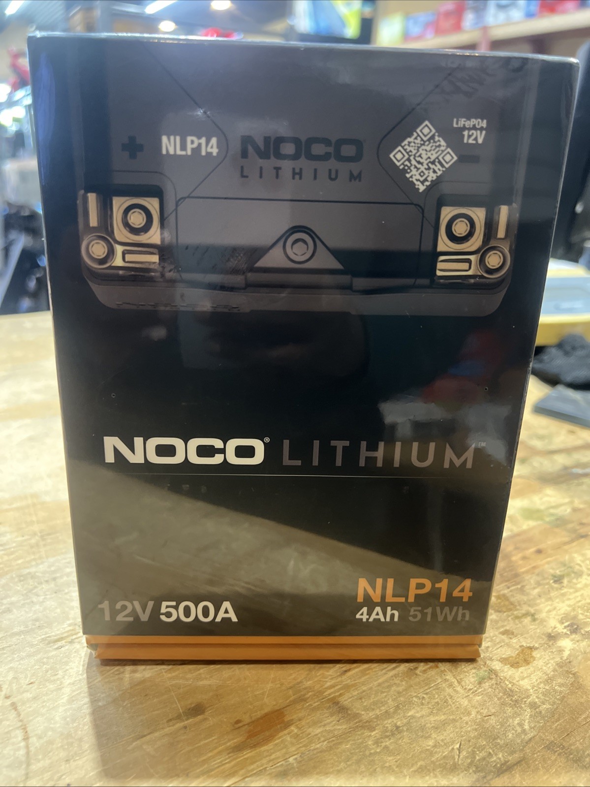 NOCO Lithium NLP14 4Ah 500A 12V Lithium Powersport Battery - NEW IN SEALED BOX NOCO Lithium NLP14 4Ah 500A 12V Lithium Powersport Battery - NEW IN SEALED BOX