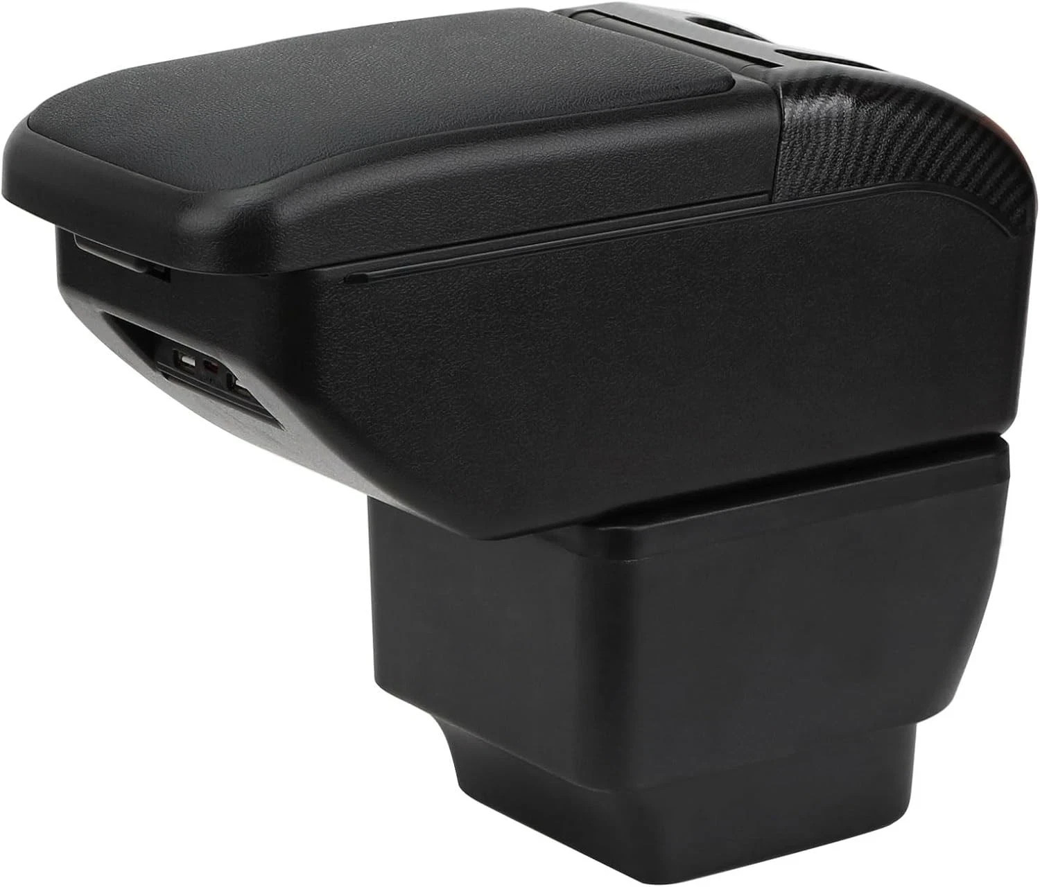 Armrest Box for Mazda 2 2007-2014 Console Double-Layer Storage with USB Ports
