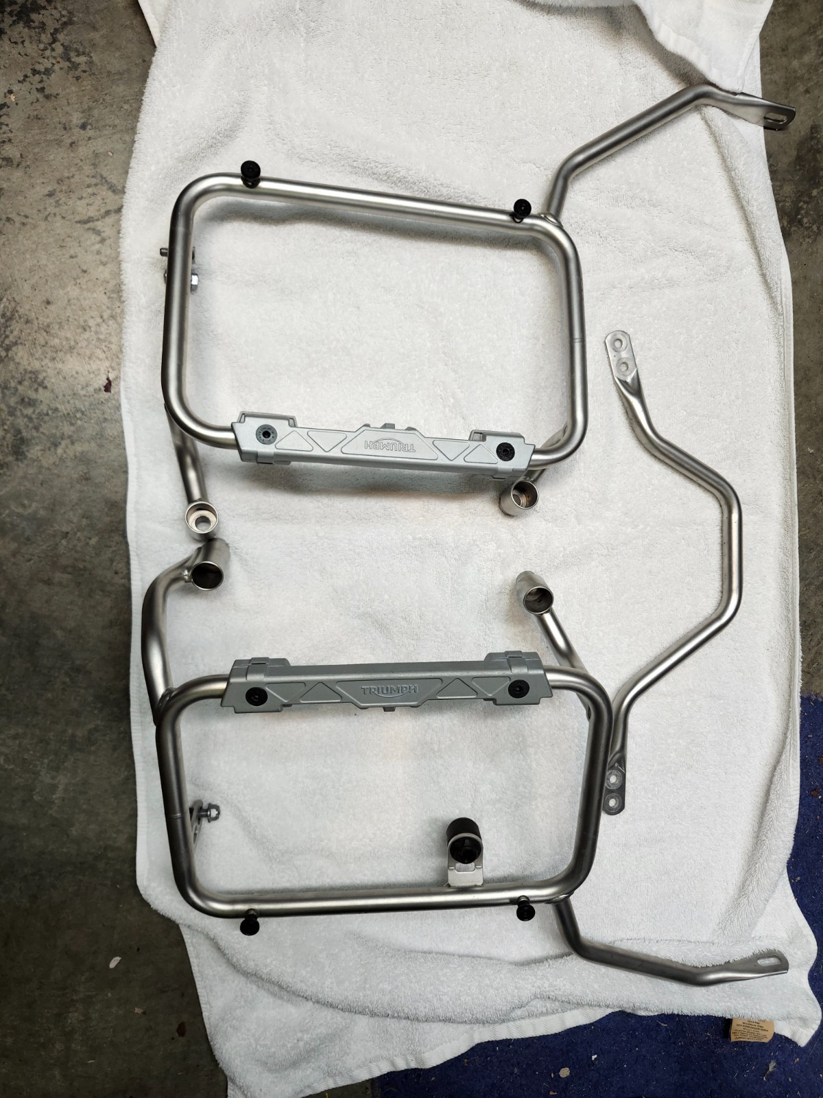 OEM Triumph Tiger 900 Rally Pro / GT Pro Expedition Pannier Rack Set - T2353500 