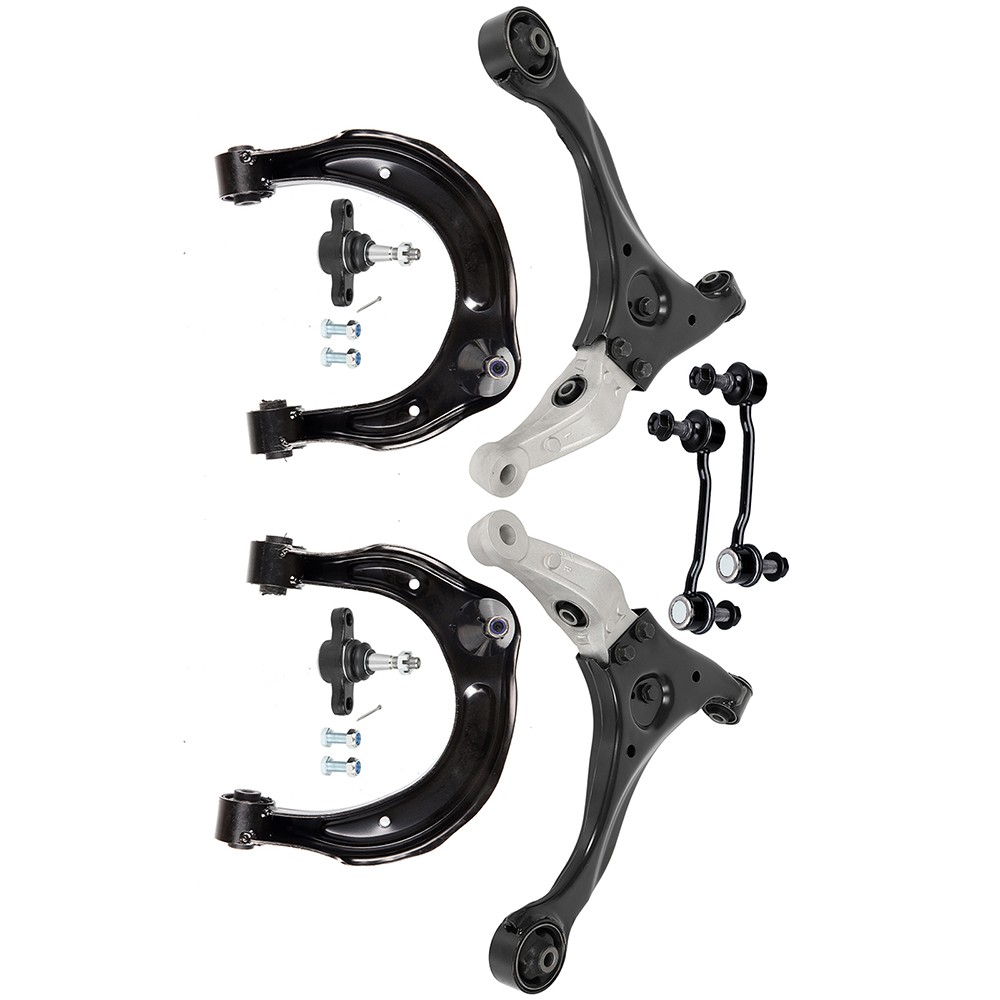6P For 2006-10 Hyundai Sonata Front Control Arm And Ball Joint Sway Bar End Link