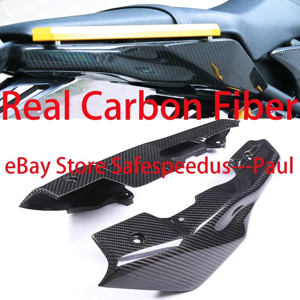 100% Real Carbon Fiber For 2014 - 2016 FZ09 Rear Seat Side Panel Cover Fairing 100% Real Carbon Fiber For 2014 - 2016 FZ09 Rear Seat Side Panel Cover Fairing