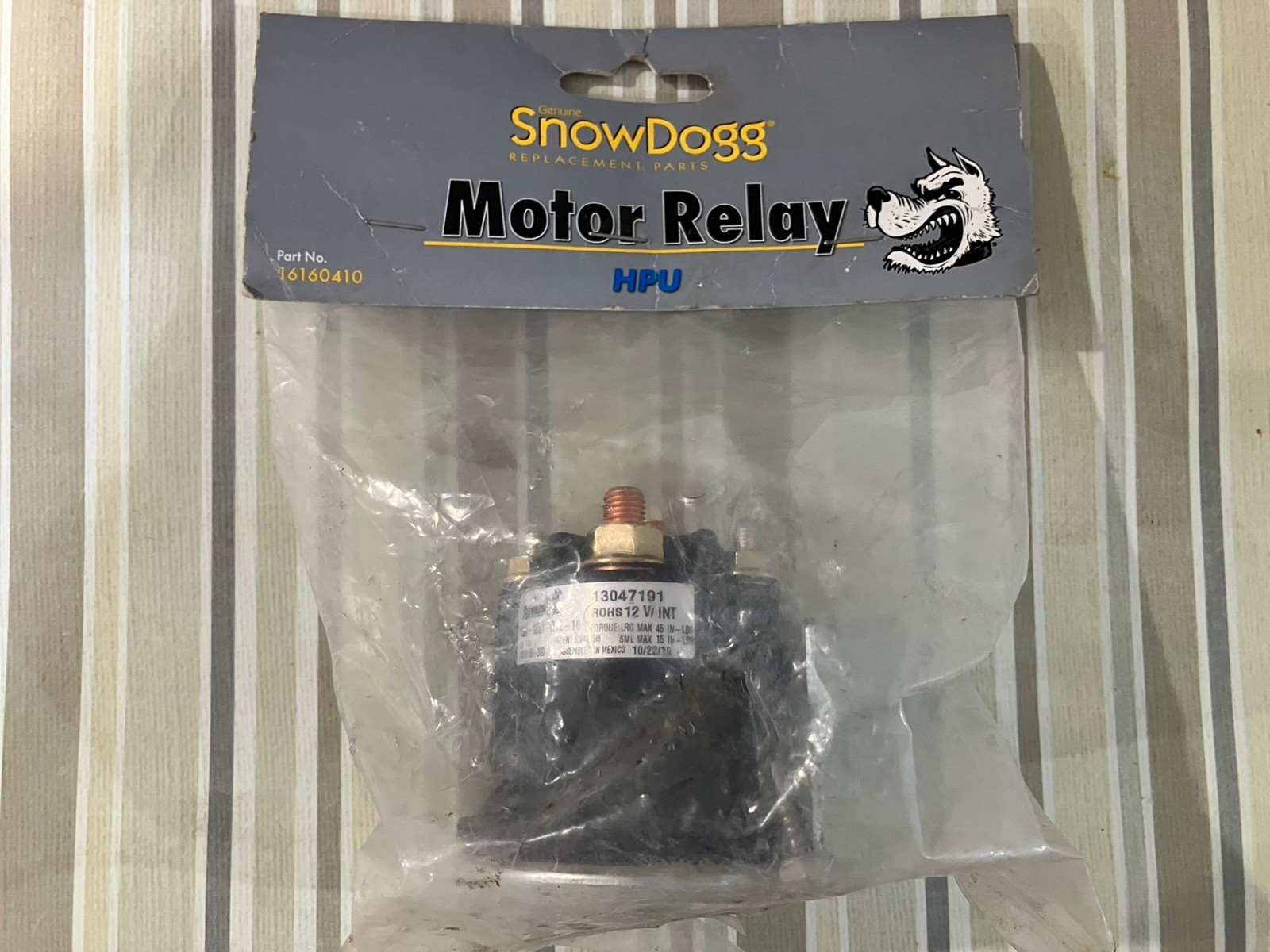 Buyers Products 16160410 SnowDogg HT300, HV600 HPU Relay Motor Power Solenoid Buyers Products 16160410 SnowDogg HT300, HV600 HPU Relay Motor Power Solenoid